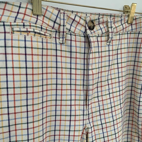 Emmett Wide-leg Crop Pant in Rainbow Plaid - Picture 3 of 6